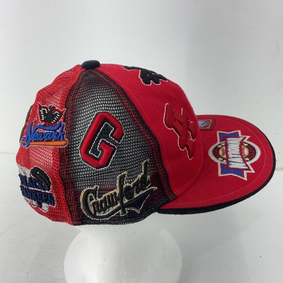 Negro League Baseball Team Patches Collage Cap Men's Size 7 1/4 Men's Preowned - Picture 4 of 8